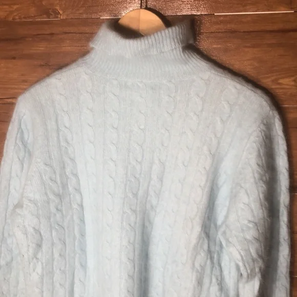 Pierre Cardin Angora rabbit hair and lambs wool blended womens sweater size M - Picture 8 of 10